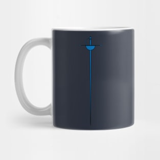 Blue Cup Rapier Sword Mug